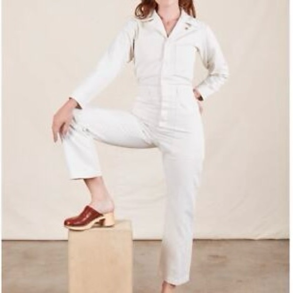 Big Bud Press long sleeve Everyday White Jumpsuit